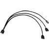 ALPHACOOL Cavo Alphacool Splitter Y RGB 3pin a 3x3pin 30cm Nero [18708]
