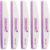 DERSHARA Lime unghie professionali multifunzione Lima Unghie a doppia faccia 100/150 grit Manicure Buffer Double sided per Unghie in Cristallo Naturale Acrilico - 15 pezzi (100/150)