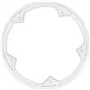 HINTRMENT Protezione per Catena Bicicletta in Plastica Leggera, Paracatena 48 Denti per Mountain Bike e Bici da Strada, Anello Protettivo Corona Resistente all'abrasione per Ciclismo