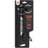 Optio Cycle Pompa Ammortizzatori MTB con Manometro 300 PSI / 20 Bar - Pompa Sospensioni MTB per Forcella e Ammortizzatore Bici | Compatibile Fox, RockShox, Manitou