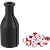PATIKIL Biliardo Kelly Pool Shaker Bottiglia Plastica con 16 Numerato Conteggio Palle Piselli, Nero