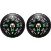 YGBWAOV 2X Bussola con Pulsante A Olio - Ultra Compact 20mm - Mini SAS Survival