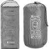 SPRINGOS Sacco a pelo 73 x 210 cm incl. borsa da imballaggio Mummia Sacco a pelo da esterno per escursioni Picnic Campeggio Festival Piumino con cappuccio