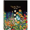 Lortarl Agenda mensile 2026-2028, planner 2026-2028 da luglio 2026 a giugno 2028, planner mensile 20,5 x 27,9 cm, 24 mesi con linguette, tasca posteriore