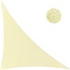 IOAOI Tenda a Vela Impermeabile 3x4x5 m Tenda a Vela Triangolare,Protezione Raggi UV 98% Telo Vela Ombreggiante per Esterno, Giardino, Terrazzo - Giallo chiaro