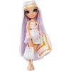 Rainbow High Pacific Coast-Margot DE Perla Moda a Tema Opale, con Vestito, Gambe intercambiabili e Supporto per Bambole-Include Asciugamano, Borsa e Altro-età: dai 6 Anni in su, Colore, 578406EUC