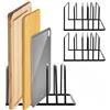 Vunanvu Supporto per Tagliere Porta Tagliere con 5 Slot Porta Taglieri Verticale in Metallo Supporto per Taglieri da Cucina Organizzatore di Taglieri Salvaspazio per Taglieri Coperchi Piatti