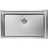 Foster 1257 850 Lavello da Incasso 1 Vasca Monovasca 780 x 470 mm sottotop Serie Quadra EVO Acciaio Inox 1257850