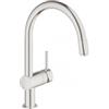 Grohe Minta 32 918 DC0 Miscelatore monocomando cucina con doccetta estraibile finitura Cromo spazzolato - 32918DC0