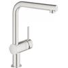 Grohe Minta 32 168 DC0 Miscelatore monocomando cucina con doccetta estraibile finitura Cromo spazzolato - 32168DC0