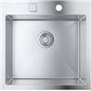 Grohe 31 583 SD1 Lavello da Incasso 1 Vasca Monovasca 518 x 510 mm Sopratop - Filotop Serie K800 Acciaio Inox 31583SD1