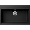 Elleci PRONTA CONSEGNA - SPEDIZIONE IMMEDIATA Elleci Time 130 LG213040 Lavello da Incasso 1 vasca Monovasca Sopratop 79 x 51 cm finitura Granitek Matt Nero 40