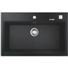 Grohe 31 652 AP0 Lavello da Incasso 1 Vasca Monovasca 78 x 51 cm Sopratop Serie K700 fragranite Nero 31652AP0