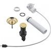 Grohe 40 986 GN0 Set di scarico per lavelli con comando remoto tecnologia push-open Oro - Oro spazzolato per lavelli Grohe - 40986GN0