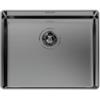 Foster 4350 056 Lavello da Incasso 1 Vasca Monovasca 516 x 416 mm sottotop Serie Phantom sottotop Acciaio Inox PVD Gun Metal 4350056
