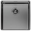 Foster 4340 056 Lavello da Incasso 1 Vasca Monovasca 416 x 416 mm sottotop Serie Phantom sottotop Acciaio Inox PVD Gun Metal 4340056