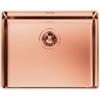 Foster 4350 058 Lavello da Incasso 1 Vasca Monovasca 516 x 416 mm sottotop Serie Phantom sottotop Acciaio Inox PVD Copper 4350058