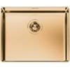 Foster 4350 059 Lavello da Incasso 1 Vasca Monovasca 516 x 416 mm sottotop Serie Phantom sottotop Acciaio Inox PVD Gold 4350059