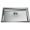 Foster 5554 240 Base Lavello da Incasso 1 Vasca Monovasca 446 x 446 mm sottotop Serie Phantom Base sottotop Acciaio Inox 5554240