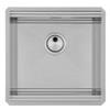 Foster 1031 850 Lavello da Incasso 1 Vasca Monovasca 470 x 466 mm sottotop Serie Milanello workstation Acciaio Inox 1031850