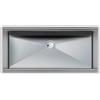 Foster 1015 850 Lavello da Incasso 1 Vasca Monovasca 1016 x 500 mm sottotop Serie Milano Acciaio Inox 1015850
