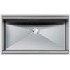 Foster 1014 850 Lavello da Incasso 1 Vasca Monovasca 838 x 500 mm sottotop Serie Milano Acciaio Inox 1014850
