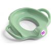 OKBABY Sofa - Riduttore per WC con Bordo Antiscivolo - Schienale Alto per Massimo Comfort e Ampie Maniglie per Massima Stabilità del Bambino - Verde