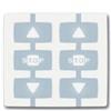 NICE WM002G Telecomando radiocomando trasmettitore modulo 2 automatismi apre-stop-chiude