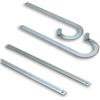 NICE TNA6 Coppia di bracci curvi telescopici standard automazione porta basculante TEN