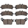 HTGMTGPACC Pastiglie Freno A Disco Per Suzuki Per GSX-R 1000 Per GSX-R1000 Per GSXR1000 2012-2015 Per GSX-S1000 Ricambi Moto Pastiglie Freno Disco Anteriore Posteriore(Anteriore e posteriore)