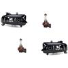 Johns, Fendinebbia anteriore adatto per Audi A4 8K 02/12 - Set sinistro e destro con H8