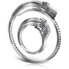 RUGLAMZHIP 12 Pz Morsetto per Stivale CV, Fascette Stringitubo Acciaio Inox, Morsetti a Crimpare per Giunto Albero Motore, Fascette Metalliche Regolabile 25-50mm e 50-120mm per soffietti CV Albero Motore Auto