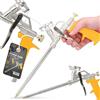 Instalguru Pistola Schiuma Poliuretanica Strumento Professionale Applicazione Precisa Lavori Montaggio Costruzione Massimo Controllo Impugnatura Ergonomica