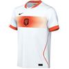 Nike Paesi Bassi Bambini 7/8 Anni - Netherlands National Team Maglia da Calcio - WM 2026 Euro Fan Jersey NK Dri-Fit Stadium Away Shirt, White/Hyper Crimson/Black
