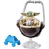 Star Wars Hasbro Actionverse, Grogu, Action Figure da 3,3 cm (Scala da 4,5 cm) e Accessori, Porta Accessori Riutilizzabile, Giocattoli per Bambini e Bambine dai 4 Anni in su
