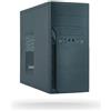 Chieftec Elox Series HO-12B - Torre - micro ATX - senza alimentazione - nero - USB/audio
