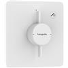 hansgrohe DuoTurn Q - Rubinetto per doccia incasso per 1 utenza, Miscelatore monocomando per iBox universal 2, bianco opaco