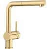 BLANCO 526684 LINUS-S Rubinetto da Cucina, Oro Satinato