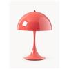 louis poulsen Lampada da tavolo portatile a LED con luce regolabile Panthella 250, Design Verner Panton - Rosso