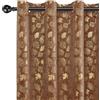 CYCMACO Tende Velluto Oscuranti Per Interni 2 Pezzi, 140x260cm，Tende Termica Isolante, Tenda Moderne Anti-Rumore, Tenda Con Occhielli, Per Camera Da Letto E Soggiorno, Caramello