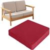 Generico Cuscino per Sedia con Rialzo, Cuscino del Sedile Antiscivolo Spesso per Pavimento, per Anziani, Cuscini per Sedili da Esterno per Adulti, per Ufficio, Sedia a Rotelle,Wine Red,30x30x3cm