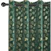 CYCMACO Tende Velluto Oscuranti Per Interni 2 Pezzi, 140x300cm，Tende Termica Isolante, Tenda Moderne Anti-Rumore, Tenda Con Occhielli, Per Camera Da Letto E Soggiorno, Verde Scuro