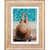 Mein Landhaus Vero Vero Vintage Cornice Toscana Im Rustico Shabby-Chic Look (Bianco/Marrone), Tradizionale Cornice Stile - Naturalmente Bello! - Marrone, 29,7x42 cm (DIN A3)