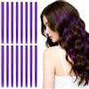 AOOSA 16 Pezzi Extension Capelli Colorati Con Clip, 55 cm Hair Extensions, Extension Capelli Clip per Bambini Ragazze Donne Cosplay Festival Feste Halloween