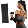 Fokroin 1 fascia sportiva da donna,Fascia larga antiscivolo che assorbe l'umidità，Fascia per capelli nera per donnaAdatto per esercizio fisico, yoga, fitness, ciclismo
