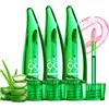 Pakivs 3 Pz Aloe Vera Lip Gloss Set,Magico Temperatura Cambio Colore Lucidalabbra Idratante Lunga Durata Macchia Labbra Rossetto Liquido Tinta Labbra