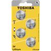 Toshiba CR2430 - Batteria al litio da 3 V, 4 batterie