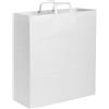 Shopper carta kraft 110gr manici piatti 45x15x48cm robusta Personalizzate o neutre