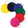 Portachiavi Nicles in feltro colorato, rotondo, 5,5 cm, leggero Personalizzate o neutre