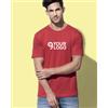 Stedman T-shirt uomo morbida body fit cotone 155g bianca girocollo Personalizzate o neutre